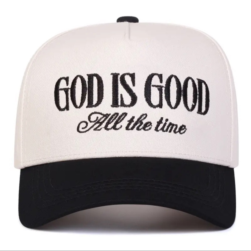 God is Good Cap with Embroidery